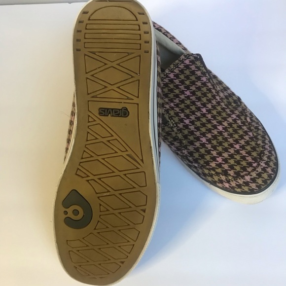 Gravis Womens Lowdown So Chocolate houndstooth slip-on shoes size 8.5 - Picture 6 of 8
